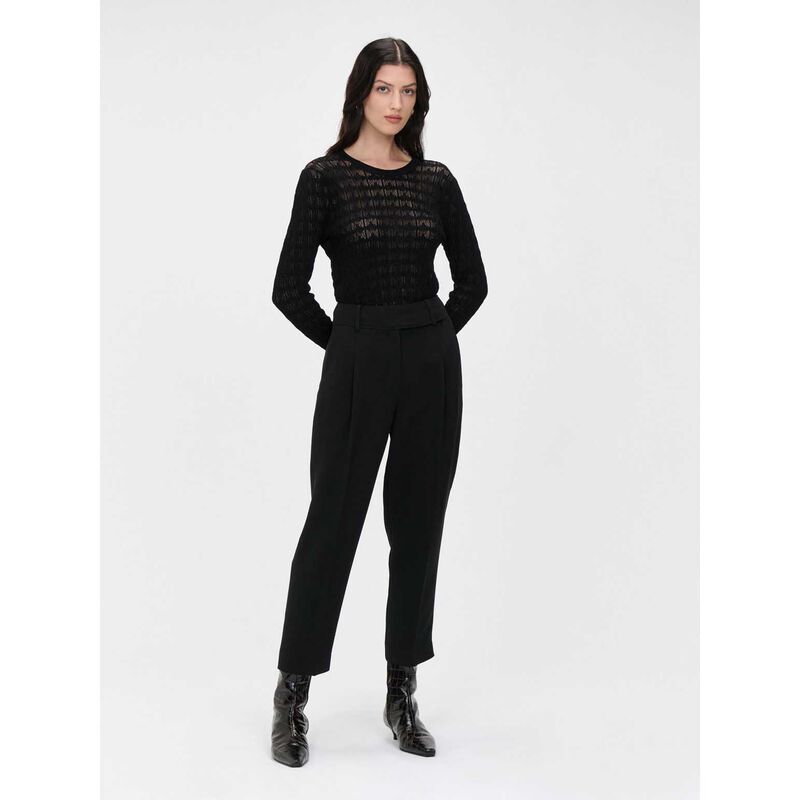Veronika Maine Double Weave Tapered Pant image number 2